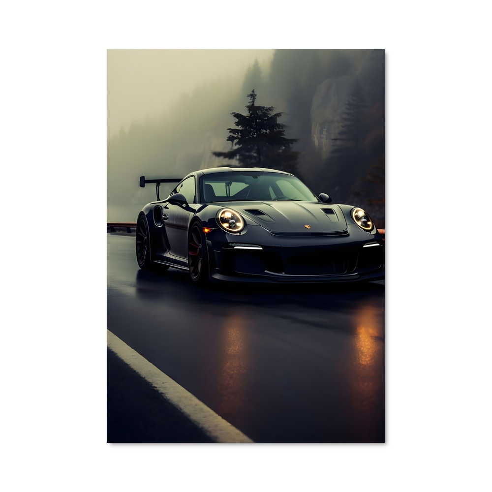 Poster Éblouissant 911 GT2 RS – affiche Porsche